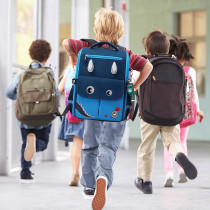 Eazy Kids Dinosaur School Bag-Blue For 3Years+, Unisex (EZ_SB20_BU)