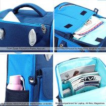 Eazy Kids Dinosaur School Bag-Blue For 3Years+, Unisex (EZ_SB20_BU)
