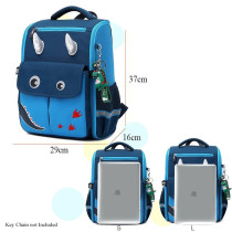 Eazy Kids Dinosaur School Bag-Blue For 3Years+, Unisex (EZ_SB20_BU)
