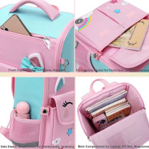 Eazy Kids 3D Unicorn School Bag-Pink For 3Years+, Unisex (EZ_SB20_PI)
