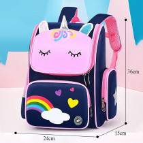 Eazy Kids 3D Unicorn Fashion School Bag-Blue For 3Years+, Unisex (EZ_SB21_BU)