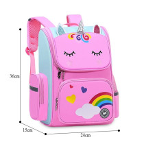 Eazy Kids 3D Unicorn Fashion School Bag-Pink For 3Years+, Unisex (EZ_SB21_PI)