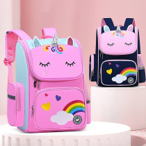 Eazy Kids 3D Unicorn Fashion School Bag-Pink For 3Years+, Unisex (EZ_SB21_PI)