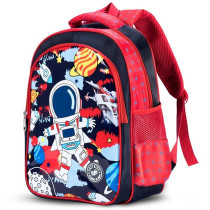 Eazy Kids Astronaut School Bag-Red For 3Years+, Unisex (EZ_SB37_RDMA)