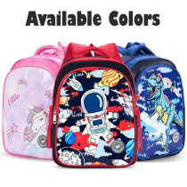Eazy Kids Astronaut School Bag-Red For 3Years+, Unisex (EZ_SB37_RDMA)
