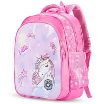 Eazy Kids Princess Unicorn School Bag-Pink For 3Years+, Unisex (EZ_SB37_PIUN)
