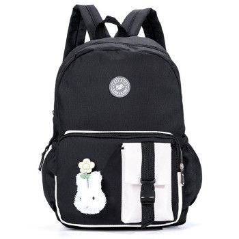 Eazy Kids Vogue School Bag-Black For 3Years+, Unisex (EZ_SB48_BK)