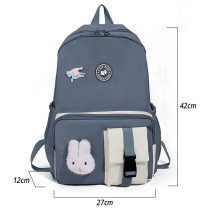 Eazy Kids Vogue School Bag-Blue For 3Years+, Unisex (EZ_SB48_GY)