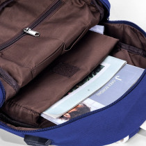 Eazy Kids Classic School Bag-Blue For 3Years+, Unisex (EZ_SB49_BU)