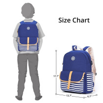 Eazy Kids Classic School Bag-Blue For 3Years+, Unisex (EZ_SB49_BU)