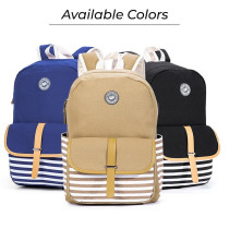 Eazy Kids Classic School Bag-Blue For 3Years+, Unisex (EZ_SB49_BU)