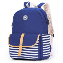 Eazy Kids Classic School Bag-Blue For 3Years+, Unisex (EZ_SB49_BU)