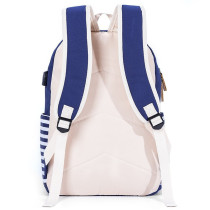 Eazy Kids Classic School Bag-Blue For 3Years+, Unisex (EZ_SB49_BU)