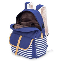 Eazy Kids Classic School Bag-Blue For 3Years+, Unisex (EZ_SB49_BU)
