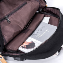 Eazy Kids Classic School Bag-Black For 3Years+, Unisex (EZ_SB49_BK)