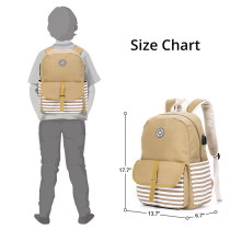 Eazy Kids Classic School Bag-Ivory For 3Years+, Unisex (EZ_SB49_IV)
