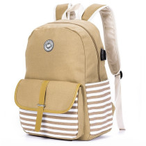 Eazy Kids Classic School Bag-Ivory For 3Years+, Unisex (EZ_SB49_IV)