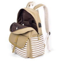 Eazy Kids Classic School Bag-Ivory For 3Years+, Unisex (EZ_SB49_IV)