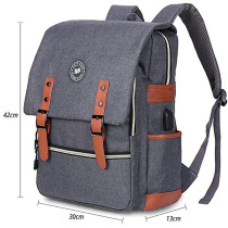 Eazy Kids School Bag-Grey For 10Years+, Unisex (EZ_SB50_GY)