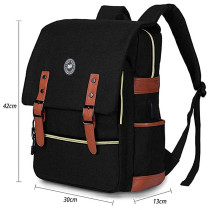 Eazy Kids School Bag-Black For 10Years+, Unisex (EZ_SB50_BK)