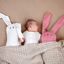 Sunveno Baby Comforting Rabbit Pillow- White For 0-3Years, Unisex (SN_RBPI_WH)