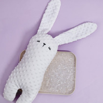 Sunveno Baby Comforting Rabbit Pillow- White For 0-3Years, Unisex (SN_RBPI_WH)