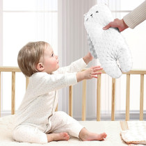 Sunveno Baby Comforting Rabbit Pillow- White For 0-3Years, Unisex (SN_RBPI_WH)