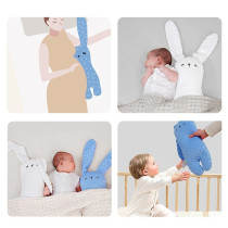Sunveno Baby Comforting Rabbit Pillow-Blue For 0-3Years, Unisex (SN_RBPI_BU)