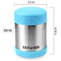 Eazy Kids Jumbo Insulated Jar 300 ML- Blue For All Ages, Unisex (EZ_JBFJ_BU300)