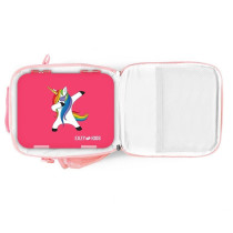 Eazy Kids Bento Boxes wt Insulated Lunch Bag Combo- Unicorn Pink For All ages, Unisex (EZ_CBLB01_PI)
