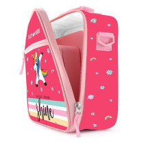 Eazy Kids Bento Boxes wt Insulated Lunch Bag Combo- Unicorn Pink For All ages, Unisex (EZ_CBLB01_PI)
