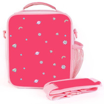Eazy Kids Bento Boxes wt Insulated Lunch Bag Combo- Unicorn Pink For All ages, Unisex (EZ_CBLB01_PI)