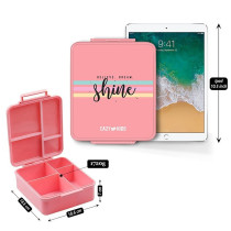 Eazy Kids Bento Boxes wt Insulated Lunch Bag combo - Shine Unicorn Pink For All ages, Unisex (EZ_CBLB02_PI)