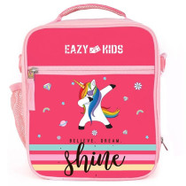 Eazy Kids Bento Boxes wt Insulated Lunch Bag combo - Shine Unicorn Pink For All ages, Unisex (EZ_CBLB02_PI)