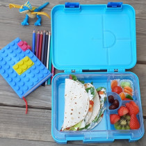 Eazy Kids Bento Boxes wt Insulated Lunch Bag Combo- Jawsome Shark Blue For All ages, Unisex (EZ_CBLB04_BU)