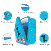 Eazy Kids Bento Boxes wt Insulated Lunch Bag Combo- Baby Astronaut Blue For All ages, Unisex (EZ_CBLB05_BU)