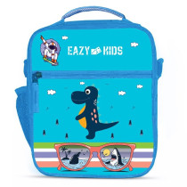 Eazy Kids Bento Boxes wt Insulated Lunch Bag Combo- Baby Astronaut Blue For All ages, Unisex (EZ_CBLB05_BU)