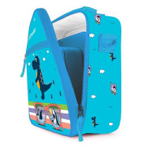 Eazy Kids Bento Boxes wt Insulated Lunch Bag Combo- Baby Astronaut Blue For All ages, Unisex (EZ_CBLB05_BU)