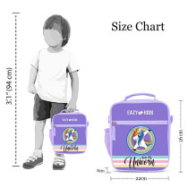 Eazy Kids Bento Boxes wt Insulated Lunch Bag Combo- Unicorn Purple For All ages, Unisex (EZ_CBLB01_PU)
