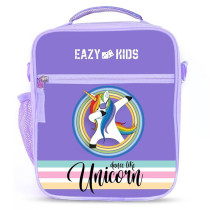 Eazy Kids Bento Boxes wt Insulated Lunch Bag Combo- Unicorn Purple For All ages, Unisex (EZ_CBLB01_PU)