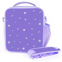 Eazy Kids Bento Boxes wt Insulated Lunch Bag Combo- Unicorn Purple For All ages, Unisex (EZ_CBLB01_PU)