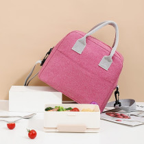 Eazy Kids Bento Boxes wt Insulated Lunch Bag Combo- Tropical Pink For All ages, Unisex (EZ_CBLB03_PI)