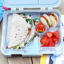 Eazy Kids Bento Boxes wt Insulated Lunch Bag Combo- Super Shark Blue For All ages, Unisex (EZ_CBLB06_BU)