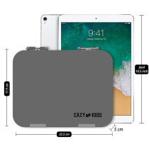 Eazy Kids Bento Boxes wt Insulated Lunch Bag Combo - Grey For All ages, Unisex (EZ_CBLB01_GY)