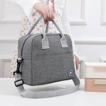 Eazy Kids Bento Boxes wt Insulated Lunch Bag Combo- Love Riyadh Grey For All ages, Unisex (EZ_CBLB04_GY)