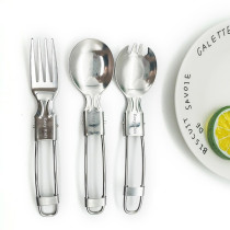 Eazy Kids Folding Spork, Spoon and Fork Combo For All Ages, Unisex (EZ_CBSP_SS)