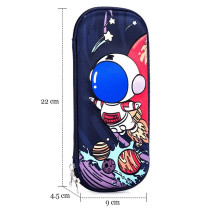 Eazy Kids 3D Astronaut Pencil Case-blue For All ages, Unisex (EZ_PBX_02)