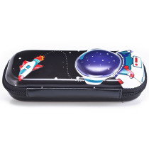 Eazy Kids 3D Pencil Case Astronaut-Black For All ages, Unisex (EZ_PBX_04)