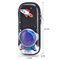 Eazy Kids 3D Pencil Case Astronaut-Black For All ages, Unisex (EZ_PBX_04)