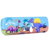 Eazy Kids Pencil Box -Dino Blue For All ages, Unisex (EZ_PBX_11)